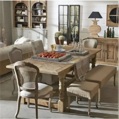 Tavolo in legno rettangolare  db002354 Dialma brown in offerta outlet