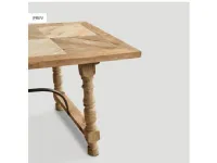 Tavolo in legno rettangolare Db002357 Dialma brown a prezzo ribassato