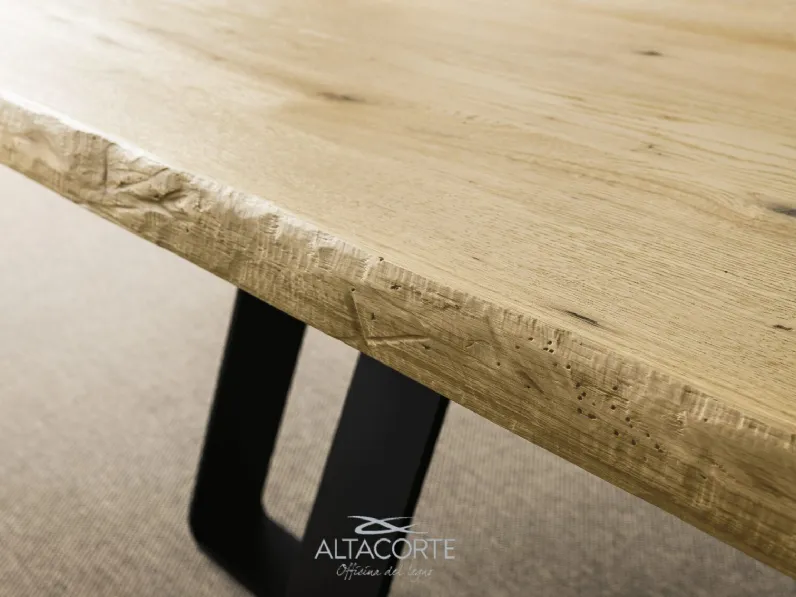 Tavolo in legno rettangolare Double Alta corte a prezzo ribassato