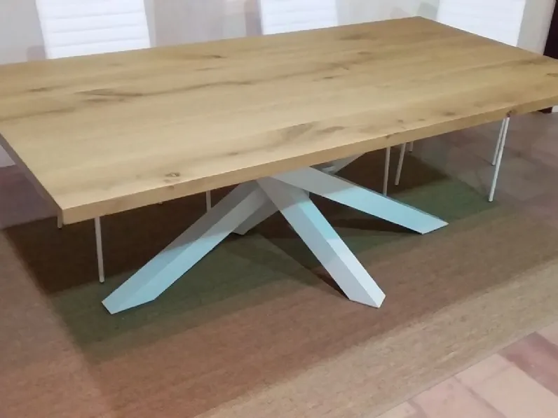 Tavolo in legno rettangolare Duepuntozero Sedie brianza a prezzo scontato