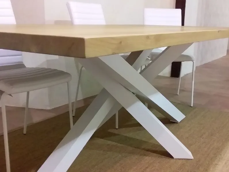 Tavolo in legno rettangolare Duepuntozero Sedie brianza a prezzo scontato