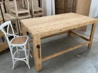 Tavolo in legno rettangolare Firenze Mottes selection in offerta outlet