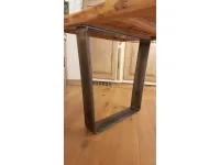 Tavolo in legno rettangolare Gate Nature design in offerta outlet