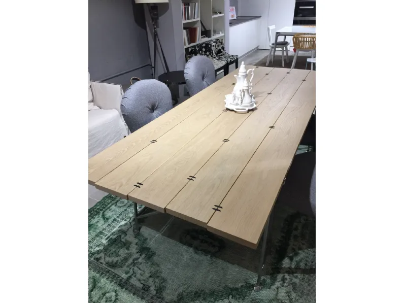 Tavolo in legno rettangolare Ginger Lando in Offerta Outlet