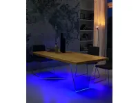 Tavolo in legno rettangolare Lumia 200f Gipi in offerta outlet