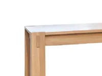Tavolo in legno rettangolare Massiccio Artigianale in offerta outlet