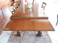 Tavolo in legno rettangolare Medicea Faber mobili in offerta outlet