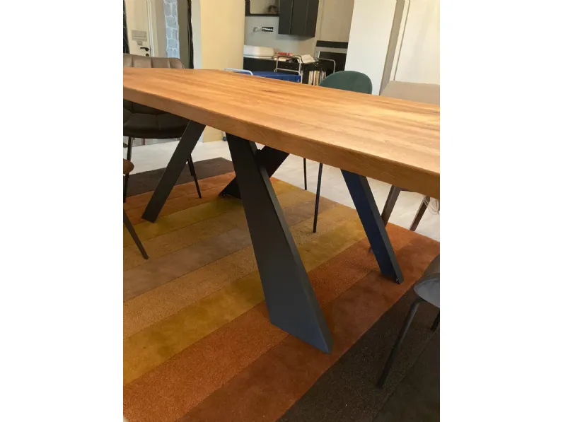 Tavolo in legno rettangolare Metal Alta corte a prezzo ribassato