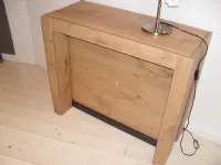 Tavolo in legno rettangolare Micro Pozzoli in Offerta Outlet