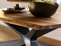 Tavolo rettangolare in legno Nexus di Midj in Offerta Outlet
