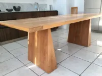 Tavolo in legno rettangolare Officina rivadossi Artigianale in offerta outlet