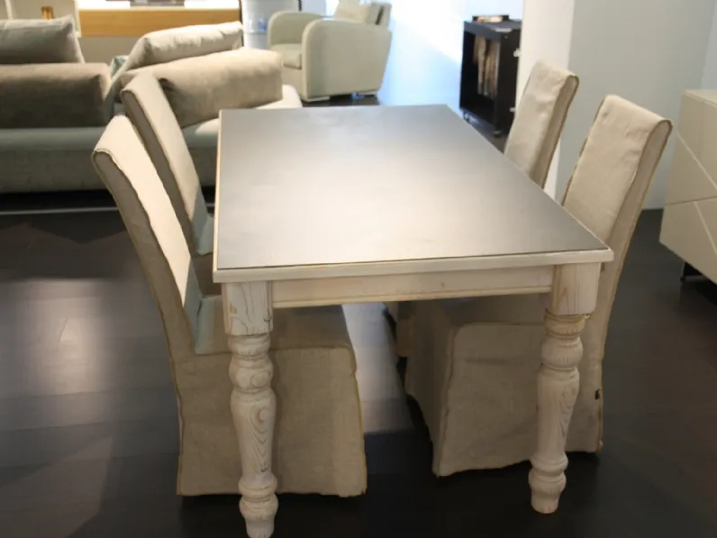 Tavolo in legno rettangolare Pascal deco' Sedit in Offerta Outlet