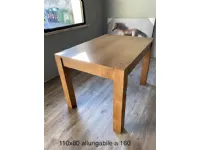 Tavolo in legno rettangolare Quadro  Artigianale in offerta outlet