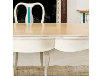 Tavolo in legno rettangolare Scrivania in legno stile shabby chic mottes mobili Artigianale a prezzo scontato