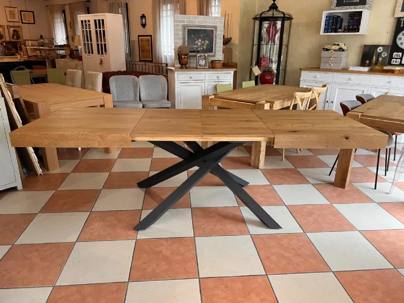 Tavolo in legno rettangolare Shanghai Collezione esclusiva a prezzo ribassato