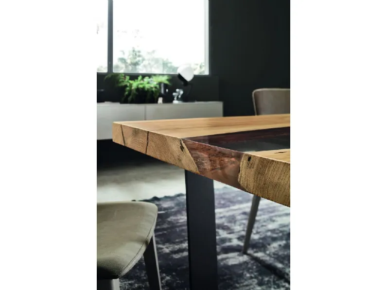 Tavolo in legno rettangolare Spring Maronese acf a prezzo ribassato