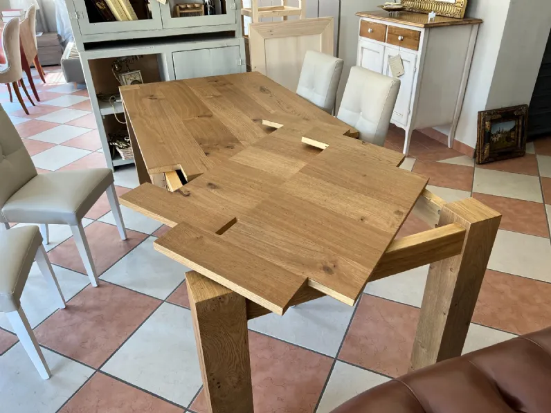 Tavolo in legno rettangolare Stoccolma Lion's in offerta outlet
