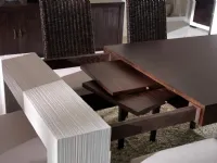 Tavolo in legno rettangolare Stone Outlet etnico a prezzo ribassato