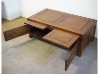 Tavolo in legno rettangolare Tavolino zen   giapponese basso da the  Outlet etnico in Offerta Outlet