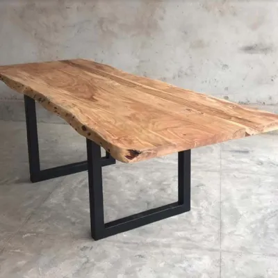 Tavolo in legno rettangolare Tavolo allungabile gambe cromate Nuovi mondi cucine a prezzo ribassato