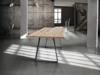 Tavolo in legno rettangolare Tavolo in legno con le gambe in metallo  Mottes selection a prezzo scontato