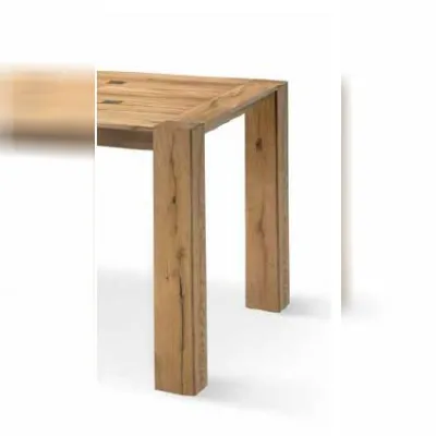Tavolo in legno rettangolare Tavolo in legno quadrato 140 x 140 in rovere vecchio Md work in offerta outlet