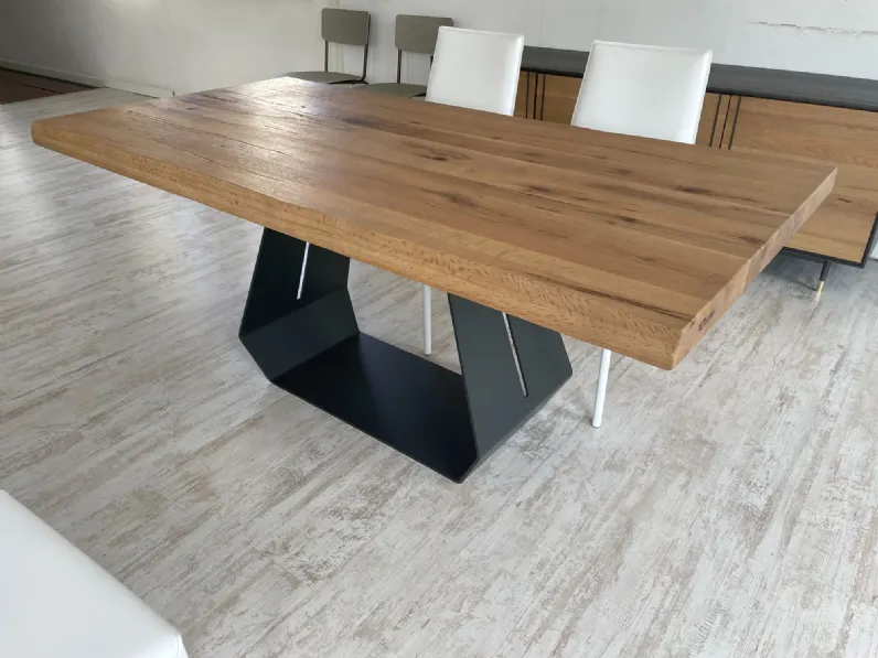 Tavolo in legno rettangolare Tavolo le fablier bangkok 180 rovere invecchiato Le fablier in offerta outlet