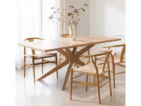 Tavolo in legno rettangolare Tavolo legno myhome arnaiz A&c a prezzo scontato