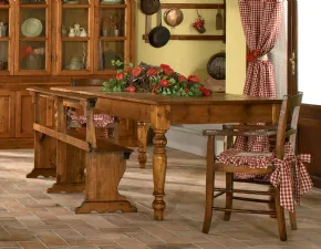 Tavolo in legno rettangolare Tavolo sandra art. 3464 Tiferno a prezzo ribassato