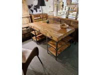 Tavolo in legno rettangolare Tavolo scrivania old newport  industrial   Outlet etnico in offerta outlet