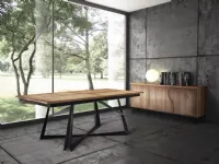 Tavolo in legno rettangolare Tavolo sdoppiabile  Artigianale a prezzo ribassato