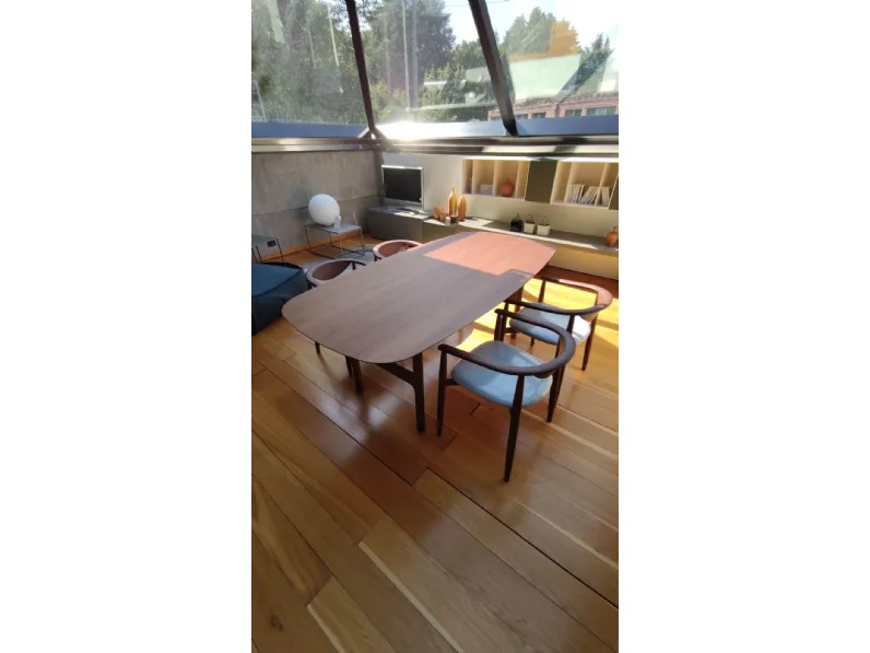 Tavolo in legno rettangolare Torii Novamobili a prezzo ribassato