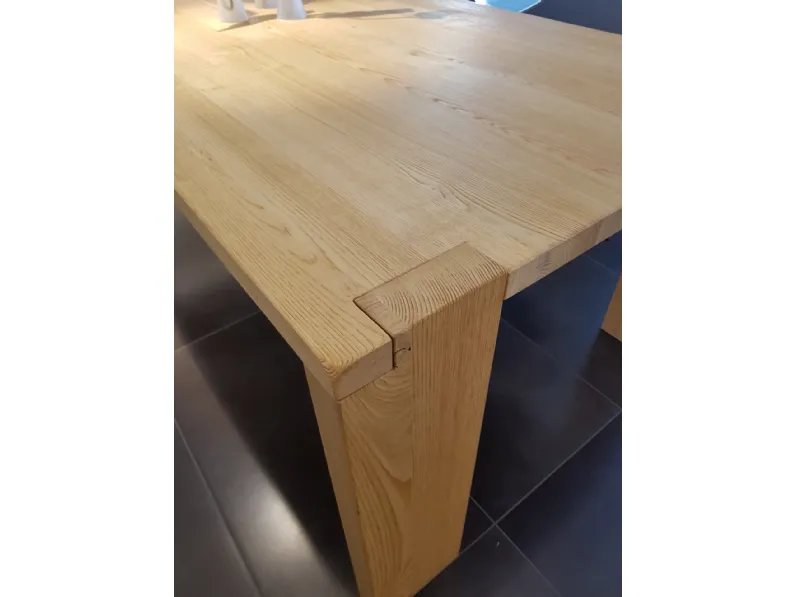 Tavolo in legno rettangolare Wood Aster cucine a prezzo scontato