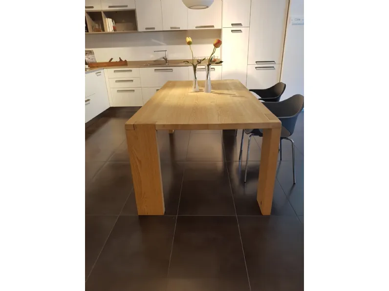 Tavolo in legno rettangolare Wood Aster cucine a prezzo scontato