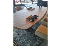 Tavolo in legno sagomato Tyron wood Cattelan italia in offerta outlet