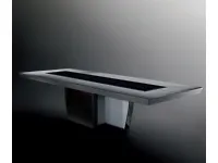Tavolo in marmo rettangolare Tavolo luxury legno e marmo  Md work in offerta outlet