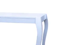 Tavolo in metallo rettangolare Boris Artigianale in offerta outlet