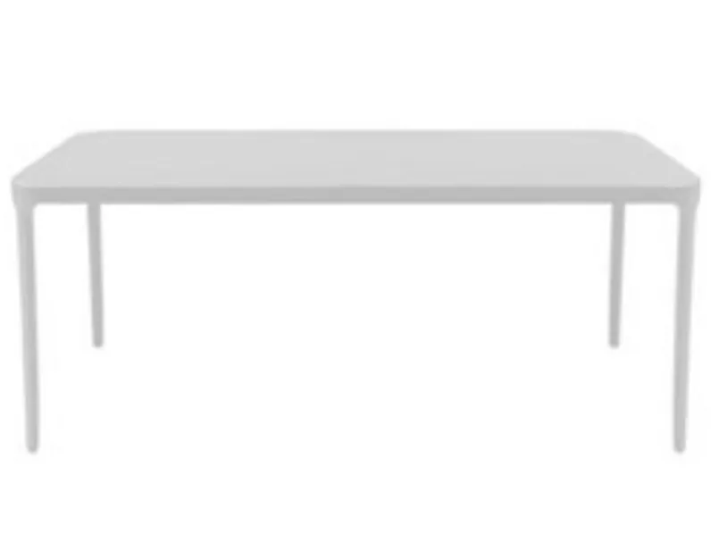 Tavolo in metallo rettangolare Tavolo vanity bianco piano crisstallo magis Magis in offerta outlet