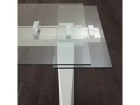 Tavolo in vetro rettangolare Caronte La seggiola in offerta outlet
