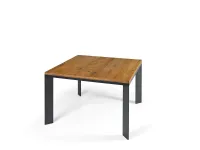 Tavolo quadrato in legno Loto di Lago in Offerta Outlet