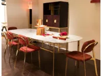 Tavolo Md work Table luxury calacatta ottone PREZZI OUTLET
