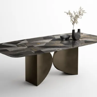 Tavolo Meet table limited edition Lago in vetro Fisso