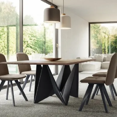 TAVOLO Natisa Origami-m 200 legno SCONTATO a PREZZI OUTLET