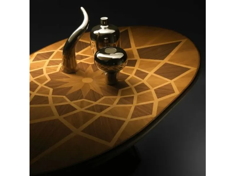 Tavolo ovale in legno Campidoglio Arte brotto in Offerta Outlet