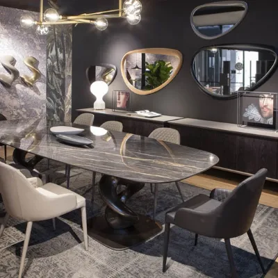 TAVOLO Ozzio Liquid big SCONTATO a PREZZI OUTLET 
