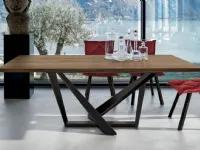 Tavolo Priamo Target Point in legno. Design moderno, resistente.