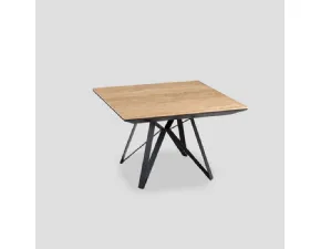 Tavolo quadrato in legno Db006226 Dialma brown in Offerta Outlet
