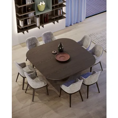 Tavolo quadrato in legno Mr. big di Olivieri in Offerta Outlet 
