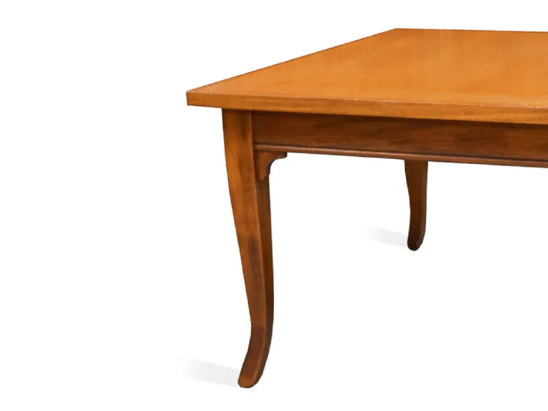 Tavolo quadrato in legno Tavolino Artigianale in Offerta Outlet