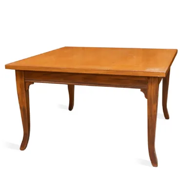 Tavolo quadrato in legno Tavolino Artigianale in Offerta Outlet